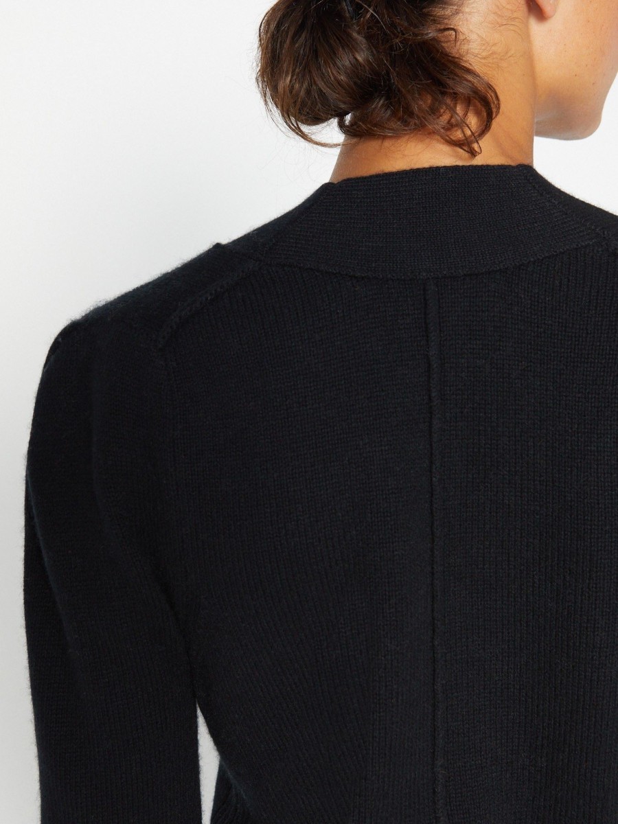 Women Brochu Walker Sweaters | The Lucie Layered Vee Looker Black Onyx ...